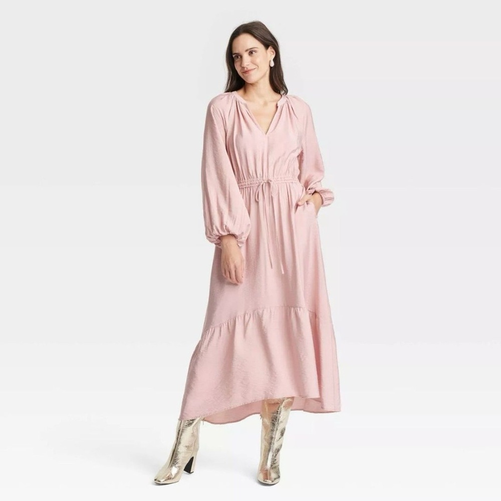 a new day Pink Long Sleeve Dress